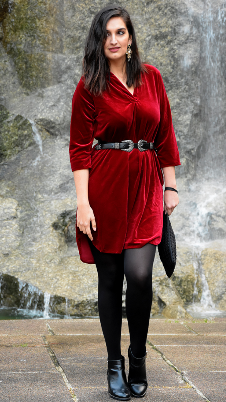 Red velvet - Fashion Tights