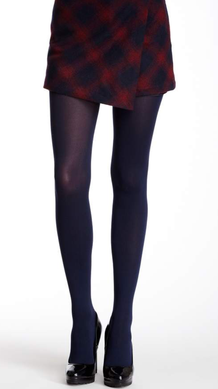 HUE Ultimate Opaque Control Top Tights - Fashion Tights