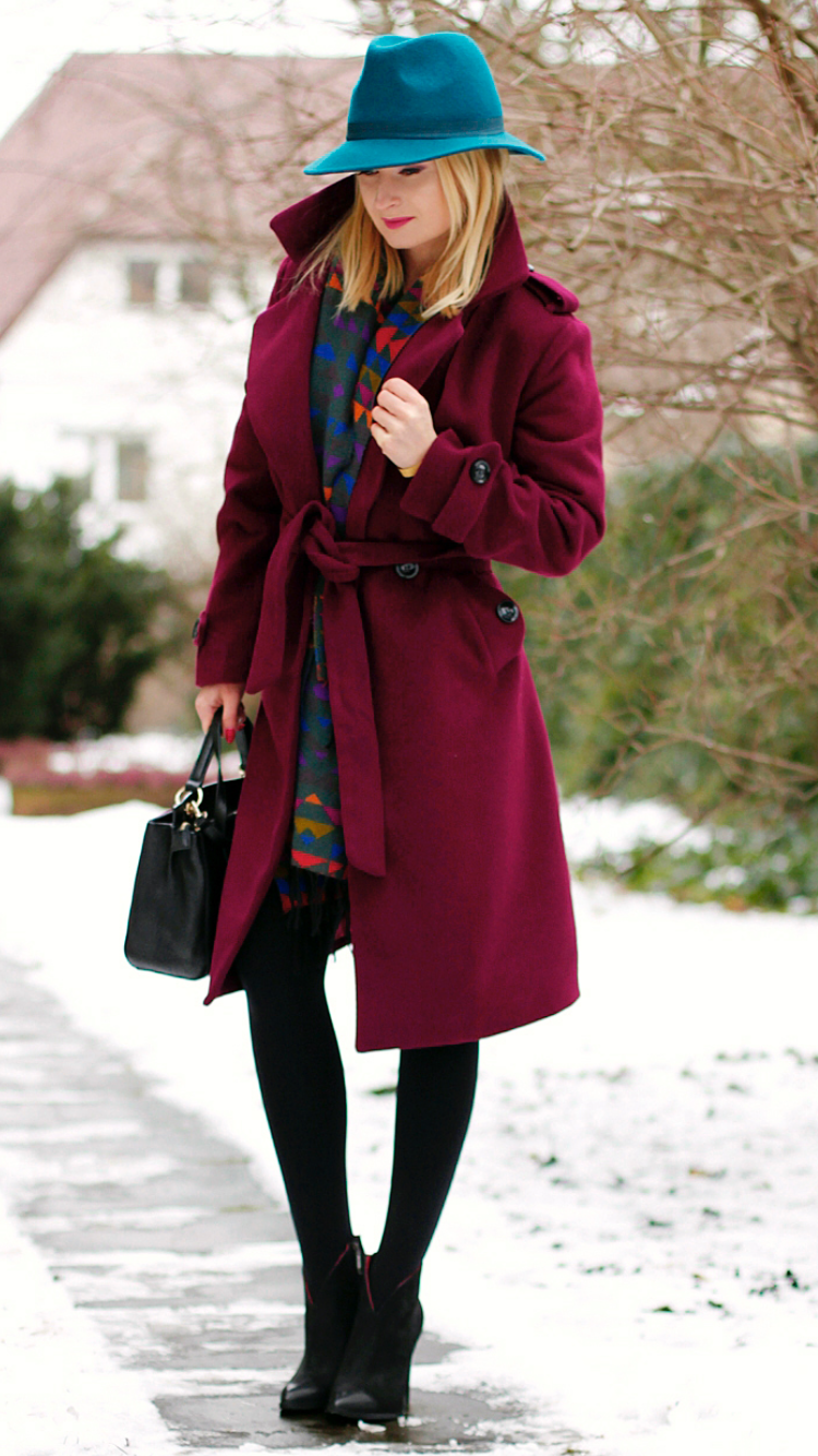 Winter Trench Coat - Fashion Tights